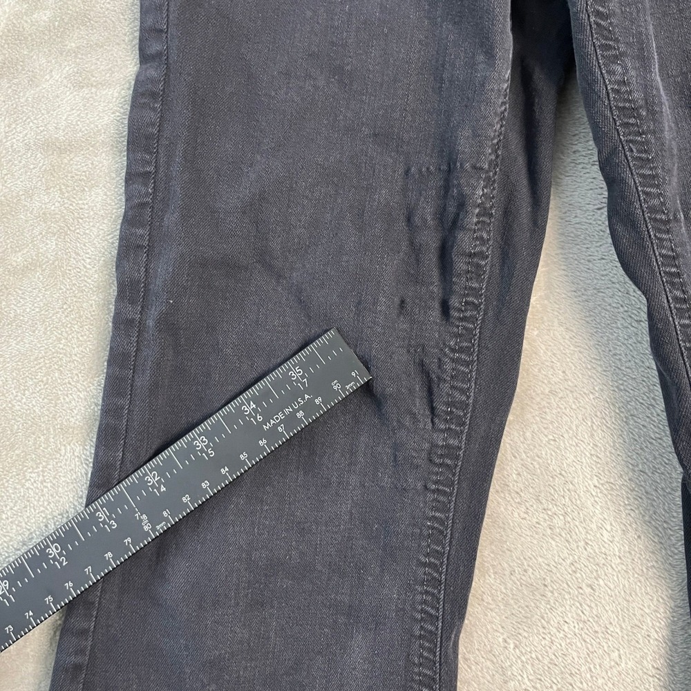 Topshop Moto Jamie Flare Jeans Black High Rise Stretch 28x32 (24x31) Grunge - Picture 4 of 14